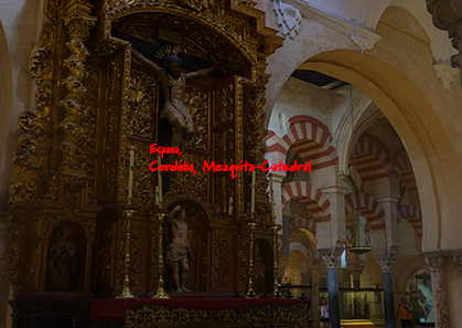 Diverses photos de l'intérieur de la mezquita_catedral de Cordoba